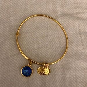 Alex & Ani - Sapphire (Blue) - Gold